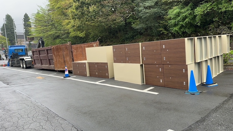 ロッカーの回収・箱根町