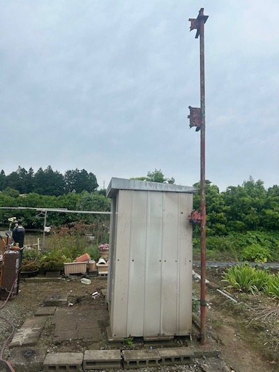 太陽光パネル付き温水器の買取処分・小田原市